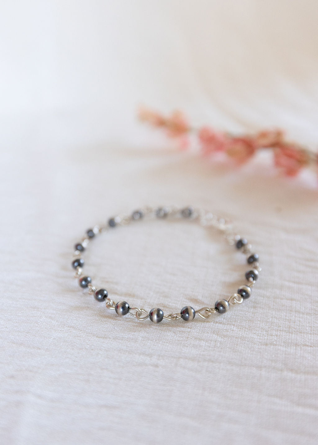 Rosary Pearl Bracelet