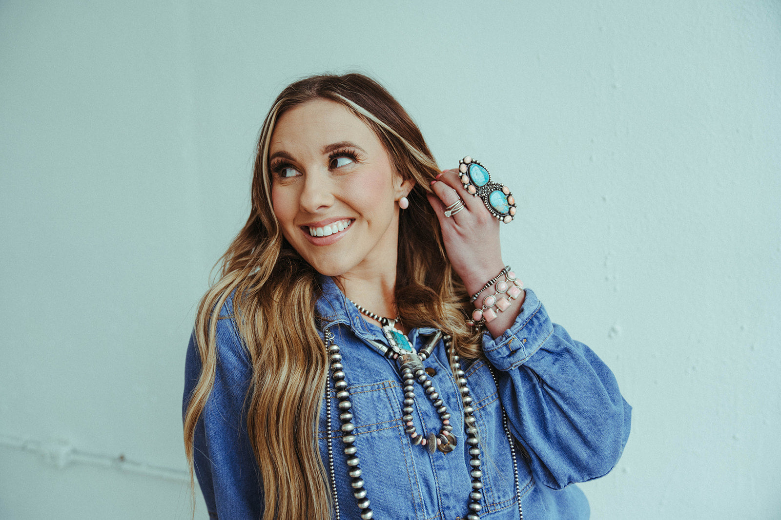 Saucer Navajo Pearl Bracelet