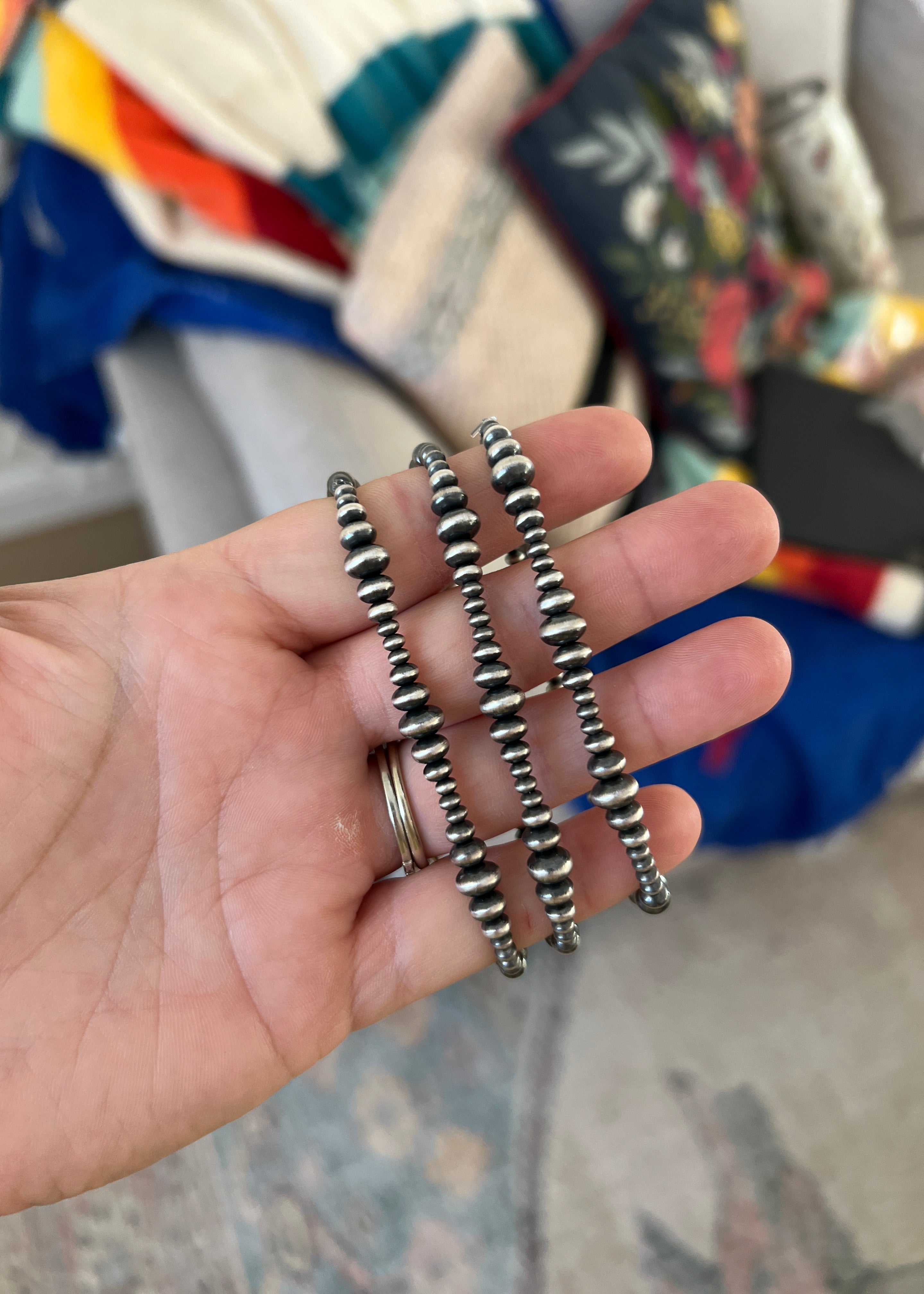 Saucer Navajo Pearl Bracelet