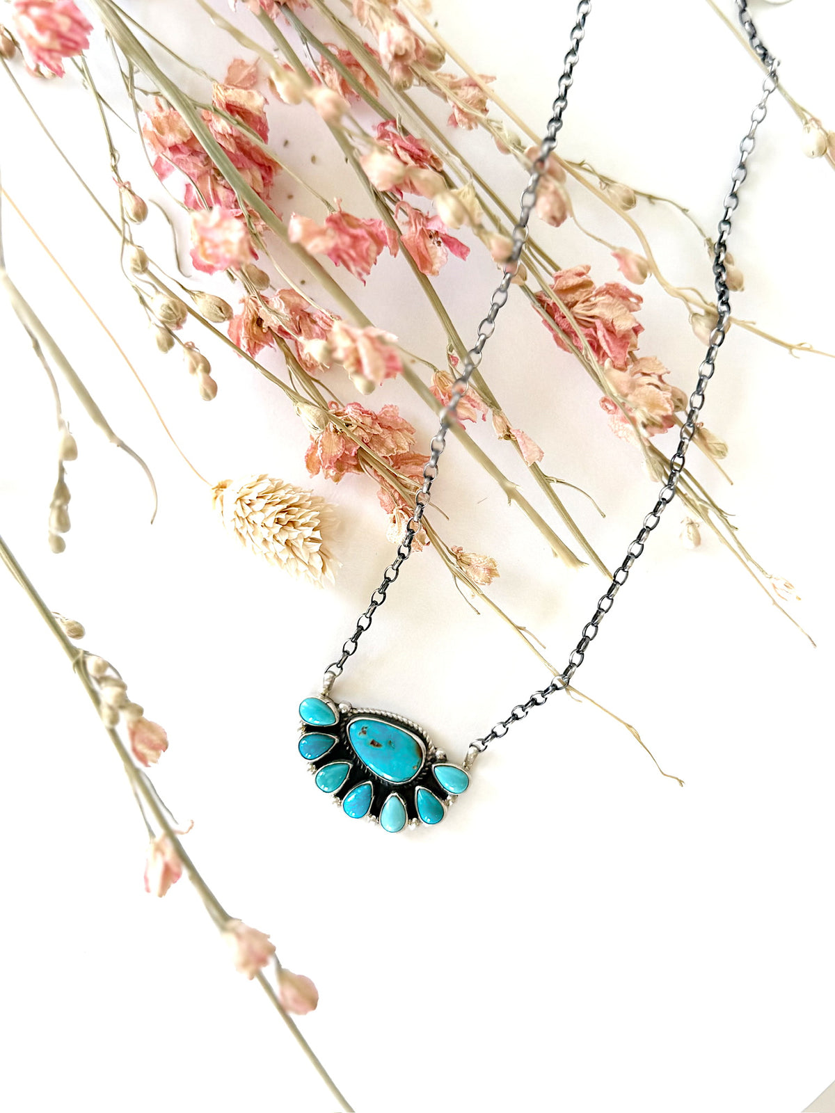 GJ Half Cluster Necklace