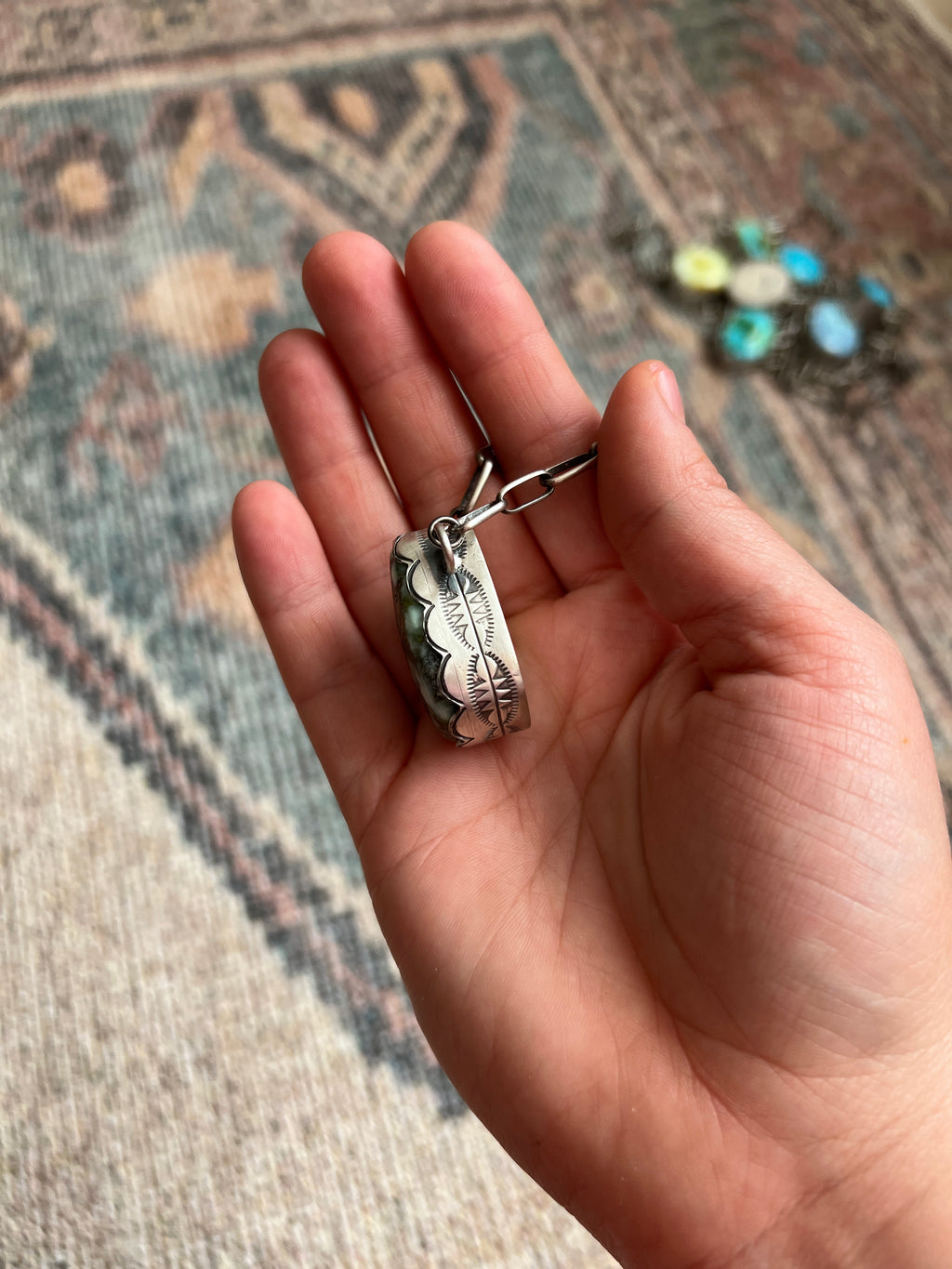 Chunky Stone Necklace - 16