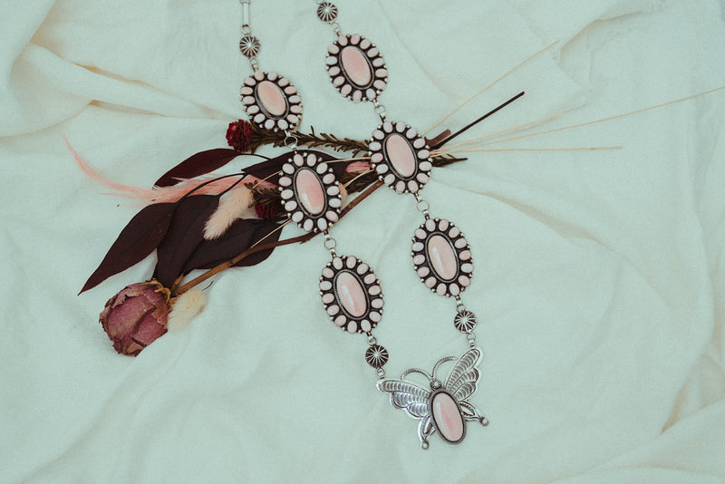 Azure Butterfly Necklace