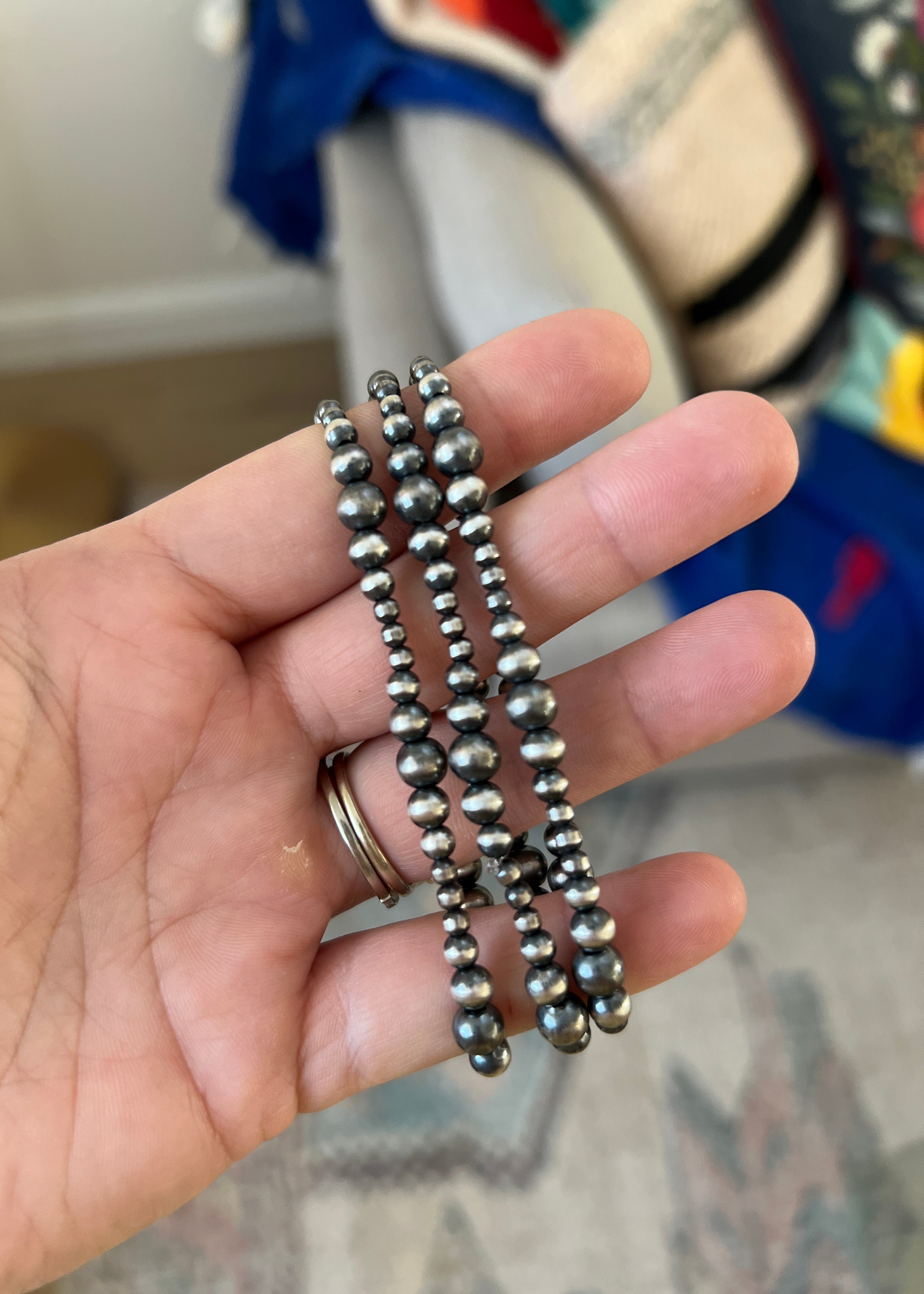Round Navajo Pearl Bracelet