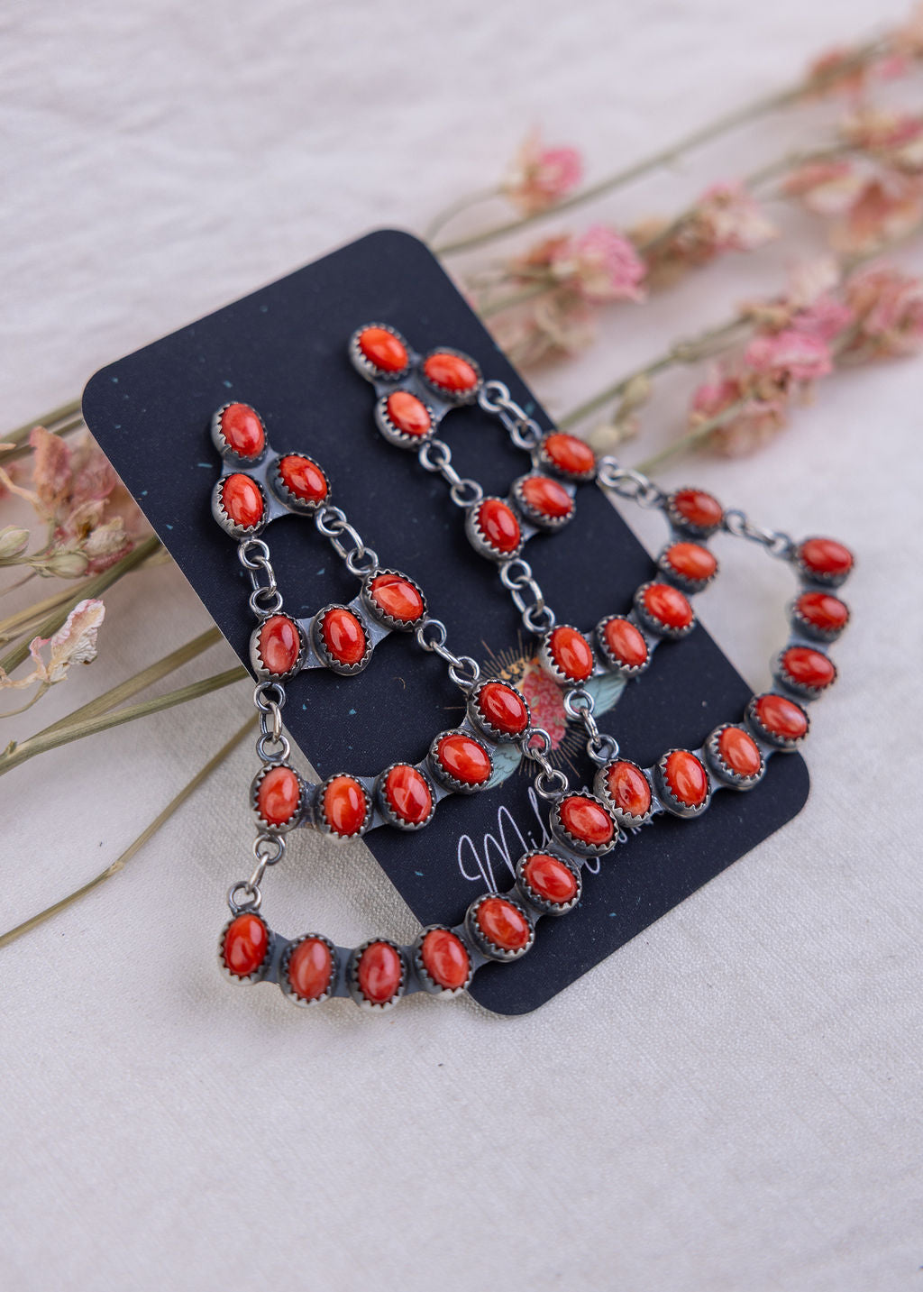 Red Spiny Jennifer Begay Chandeliers