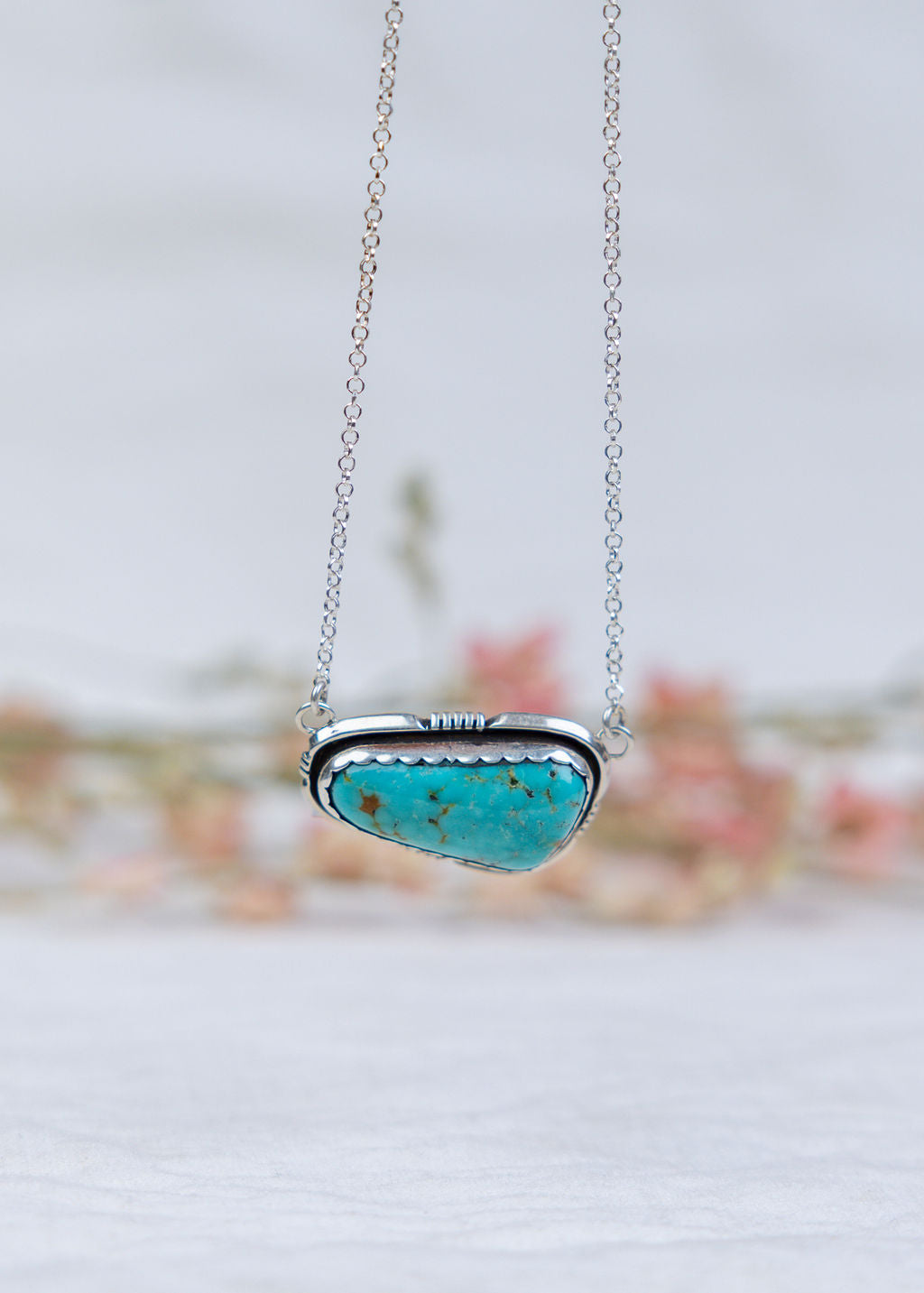 Turquoise Bar Necklace