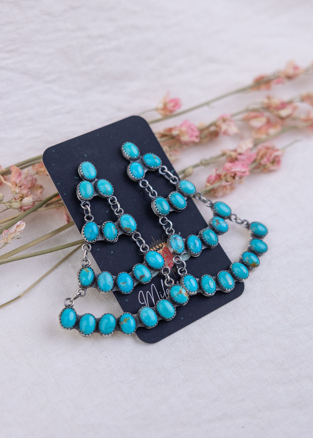 Turquoise Jennifer Begay Chandelier Earrings