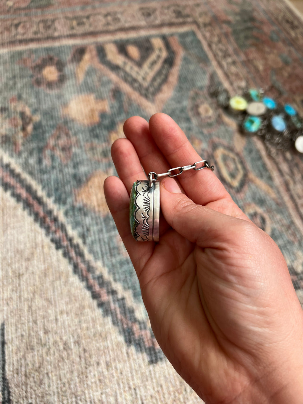 Chunky Stone Necklace - 17