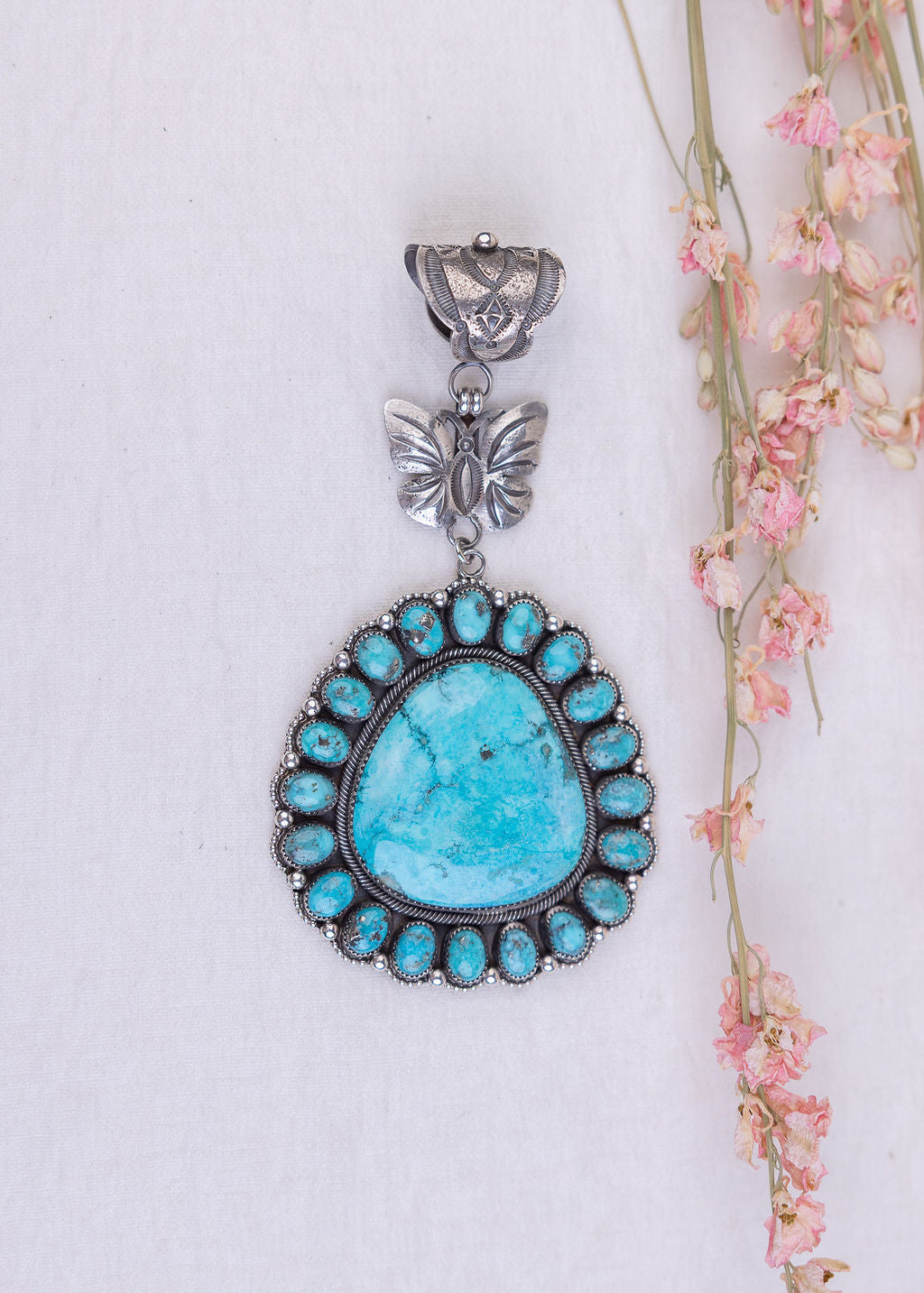 Azure Butterfly Pendant