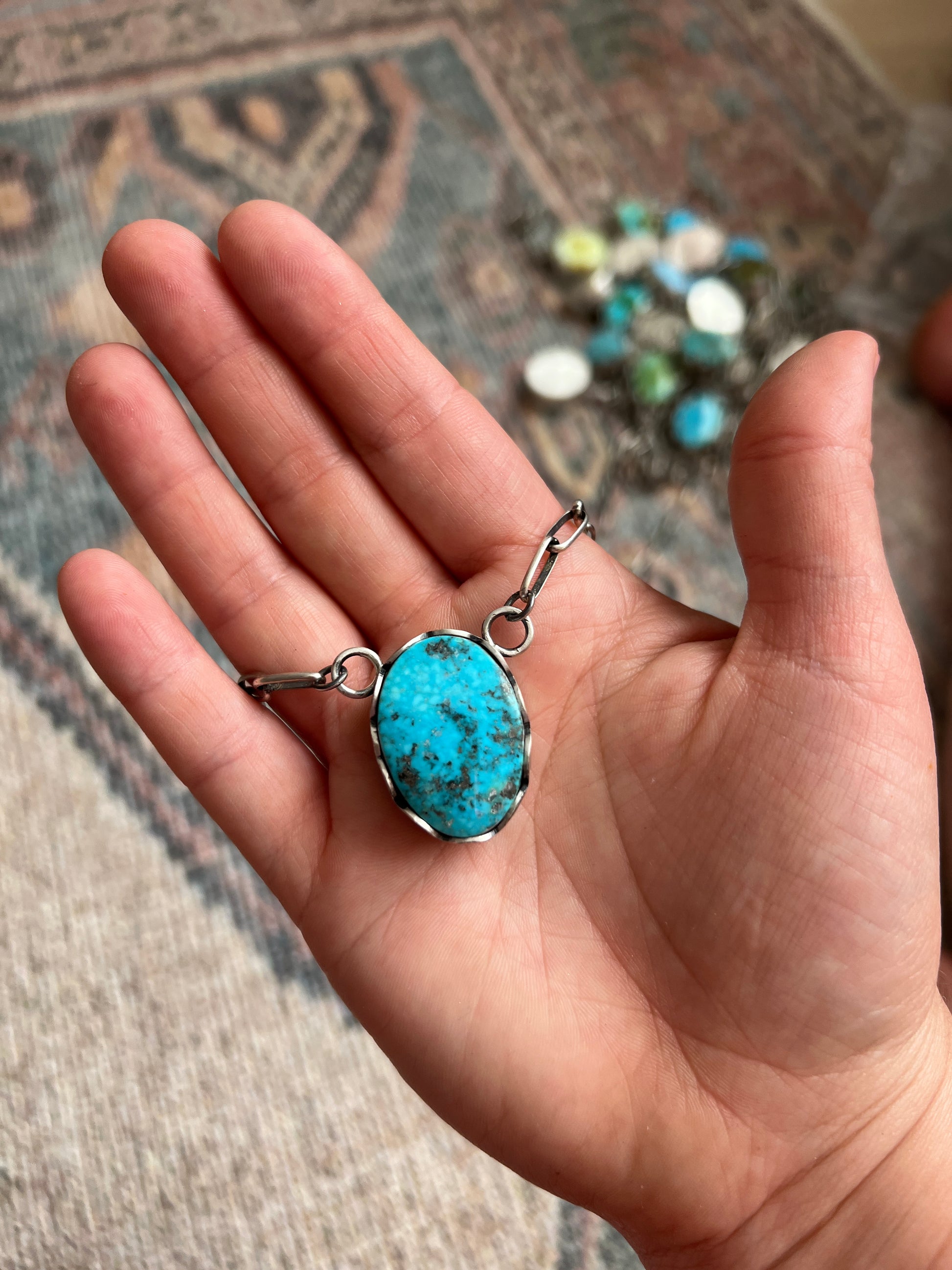Chunky Stone Necklace - 8