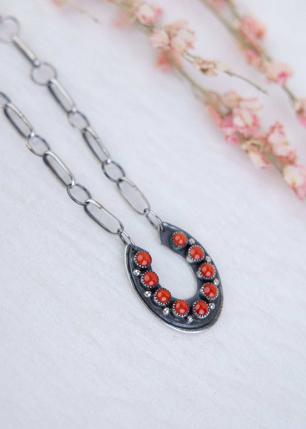 Rojo Horseshoe Necklace