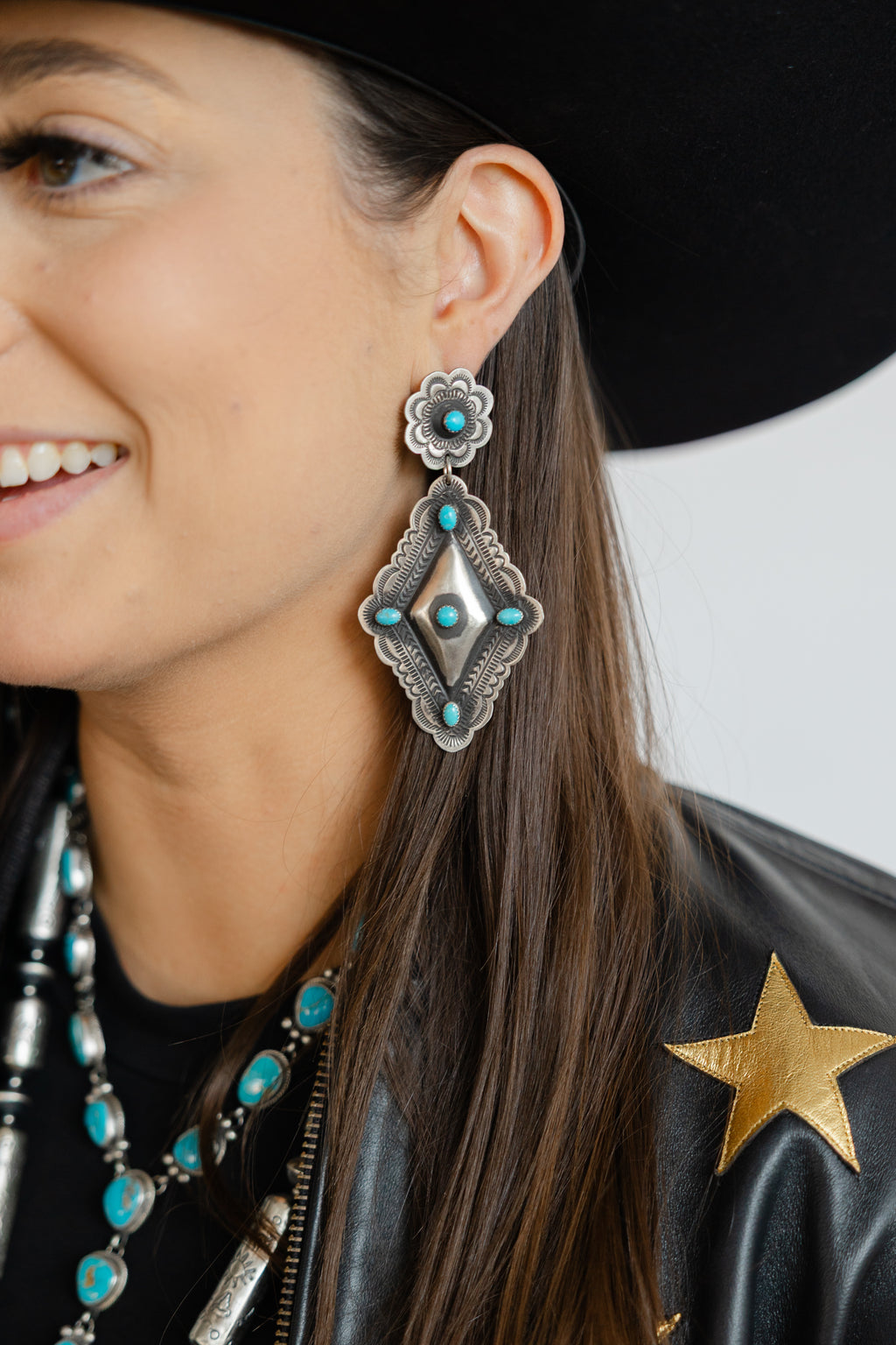 Bottega Concho Earrings