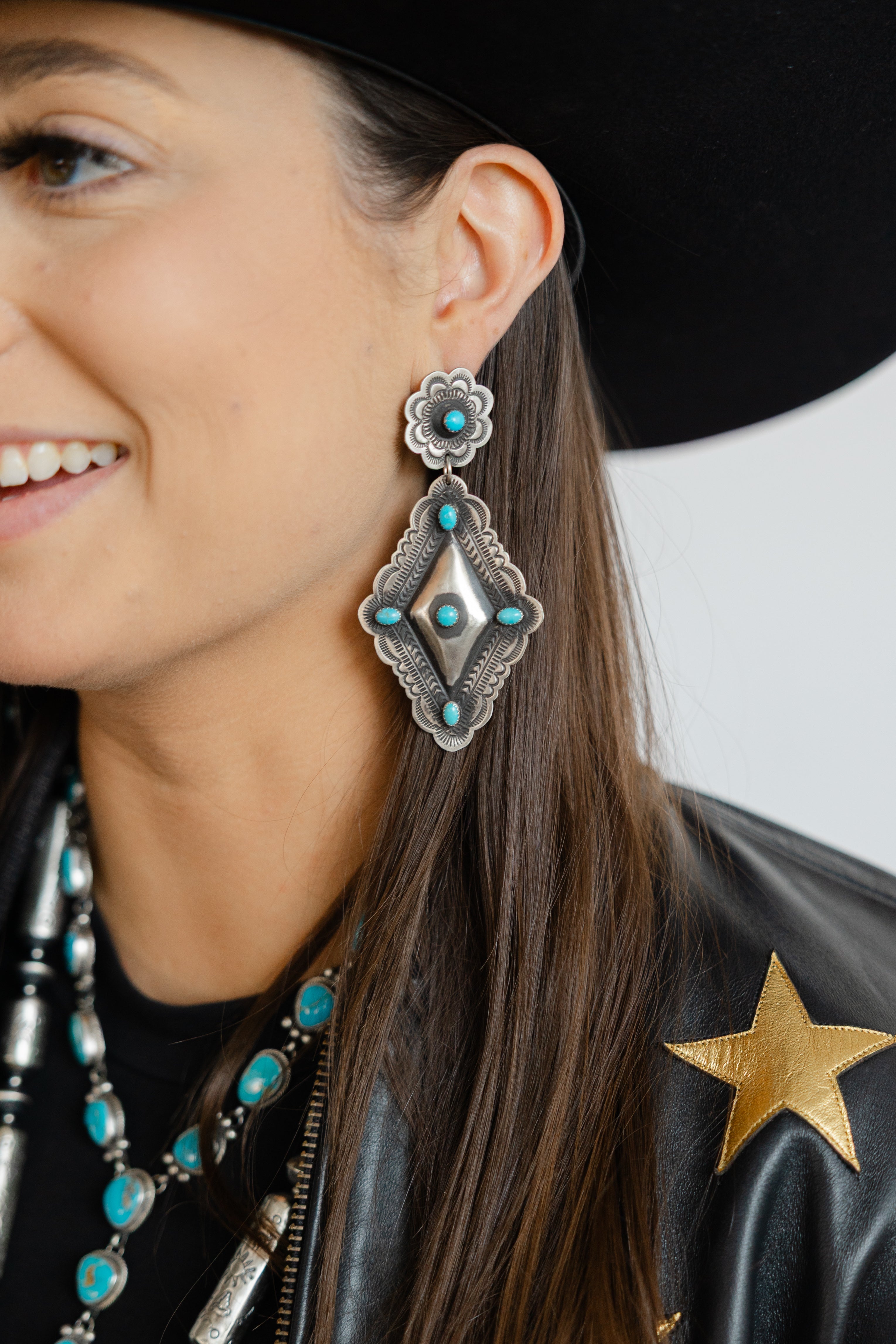 Bottega Concho Earrings