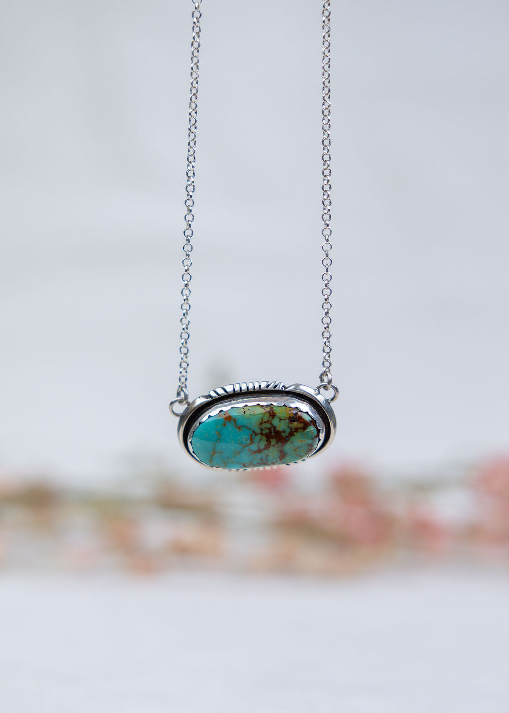 Turquoise Bar Necklace