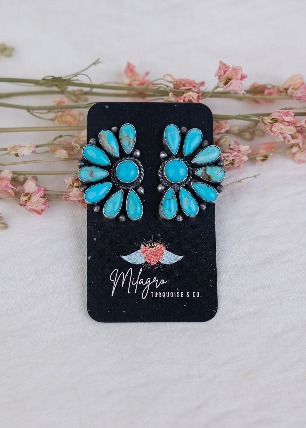 Tank Half Cluster Earrings