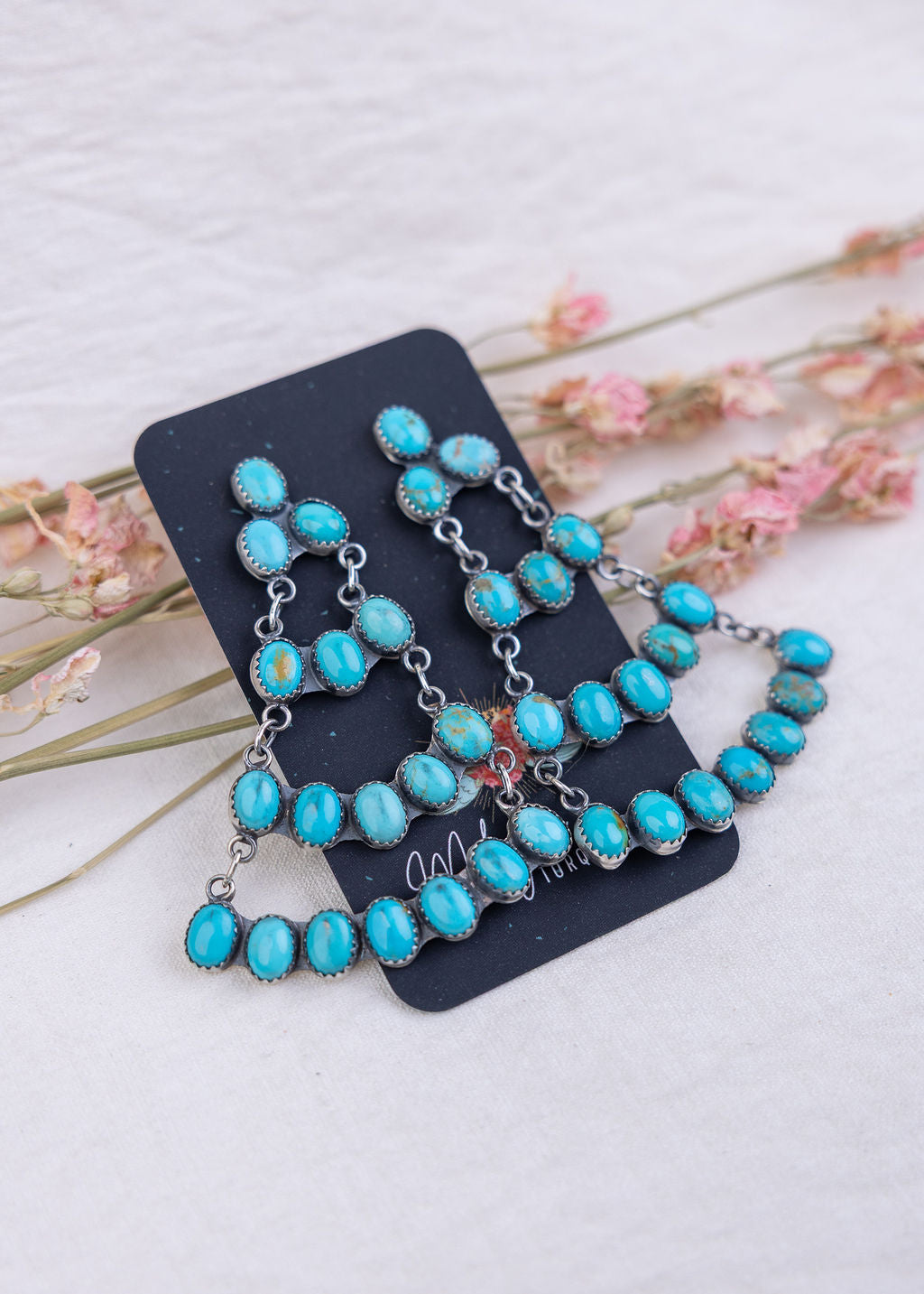 Turquoise Jennifer Begay Chandelier Earrings