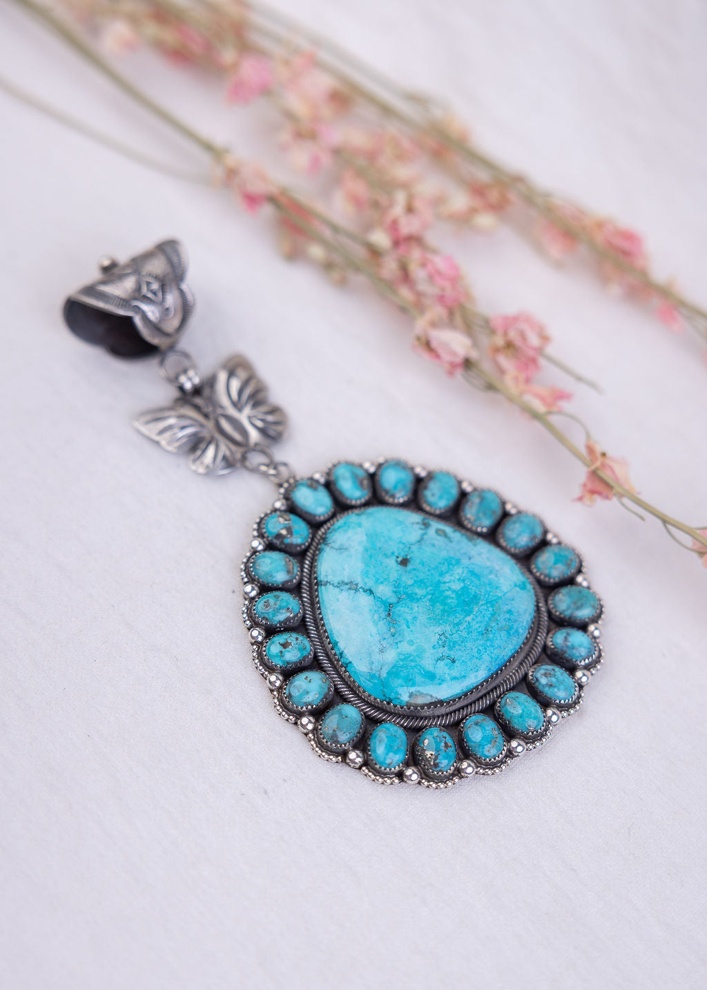 Azure Butterfly Pendant