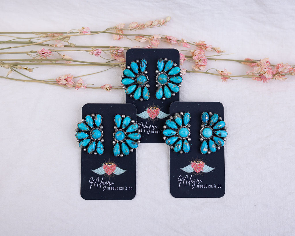 Tank Cluster Earrings