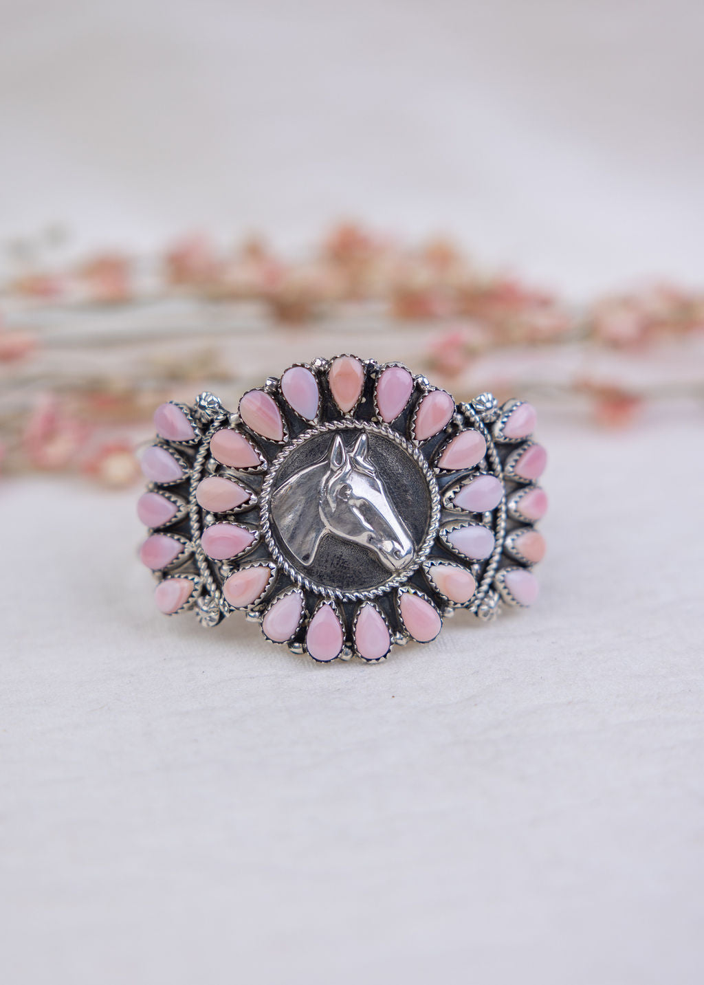 Pink Horse Head Bracelet