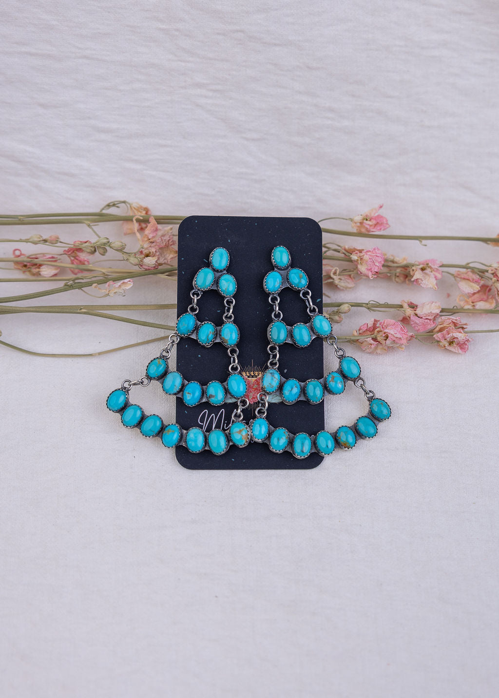 Turquoise Jennifer Begay Chandelier Earrings