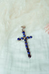 Lapis Cross Pendants