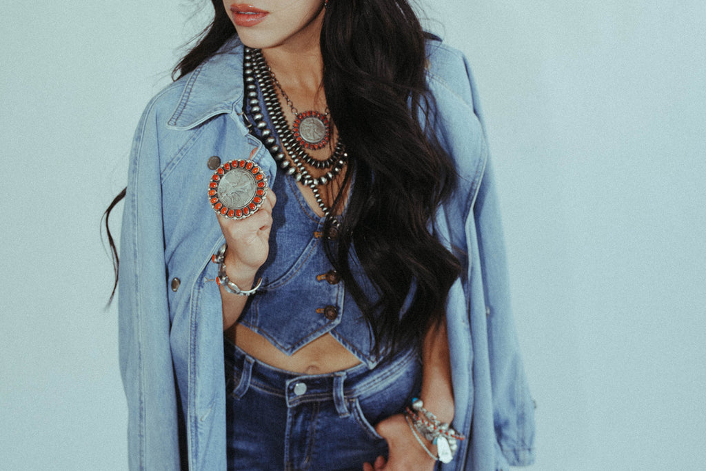 Scarlet Coin Necklace