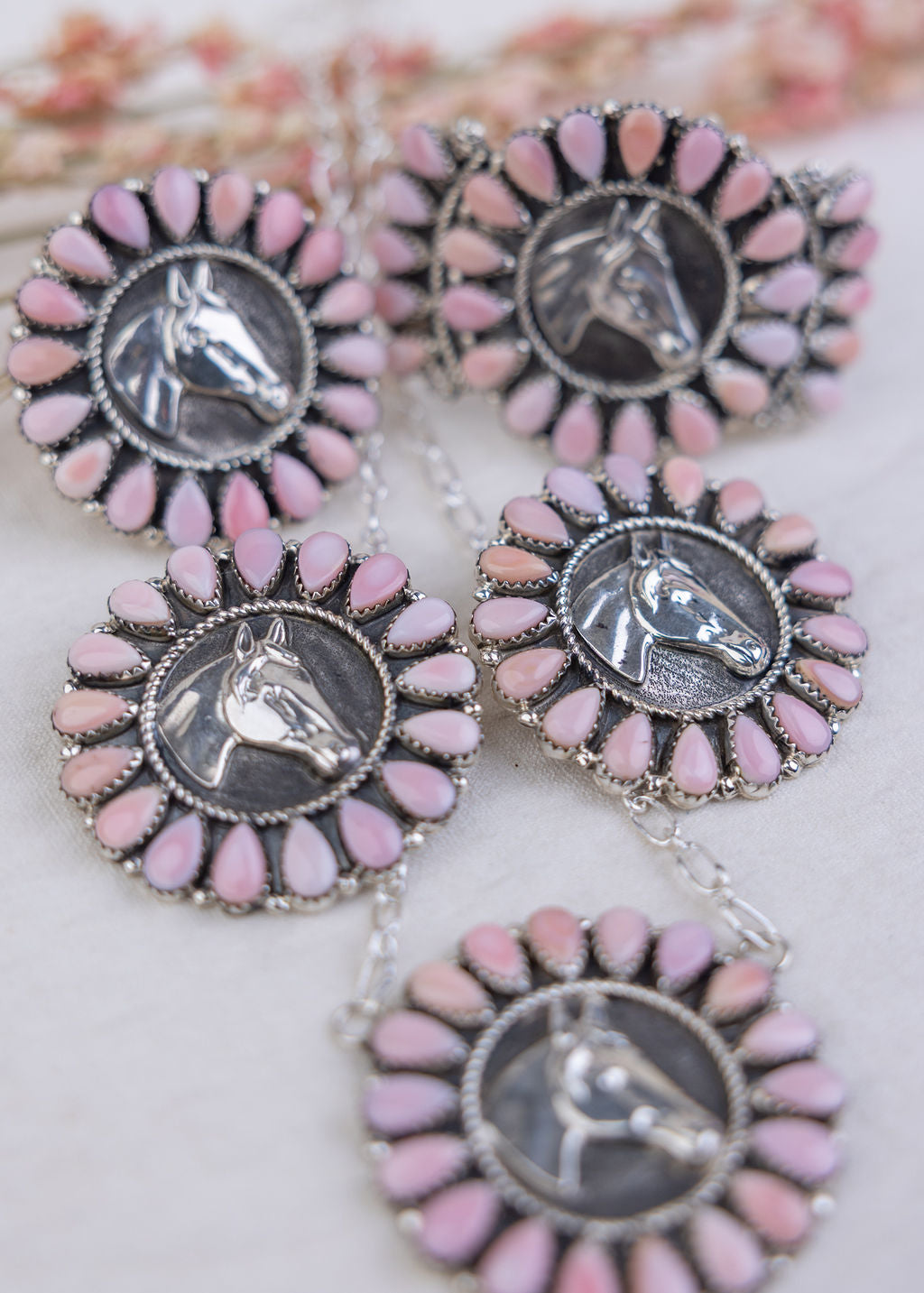 Pink Horse Head Ring