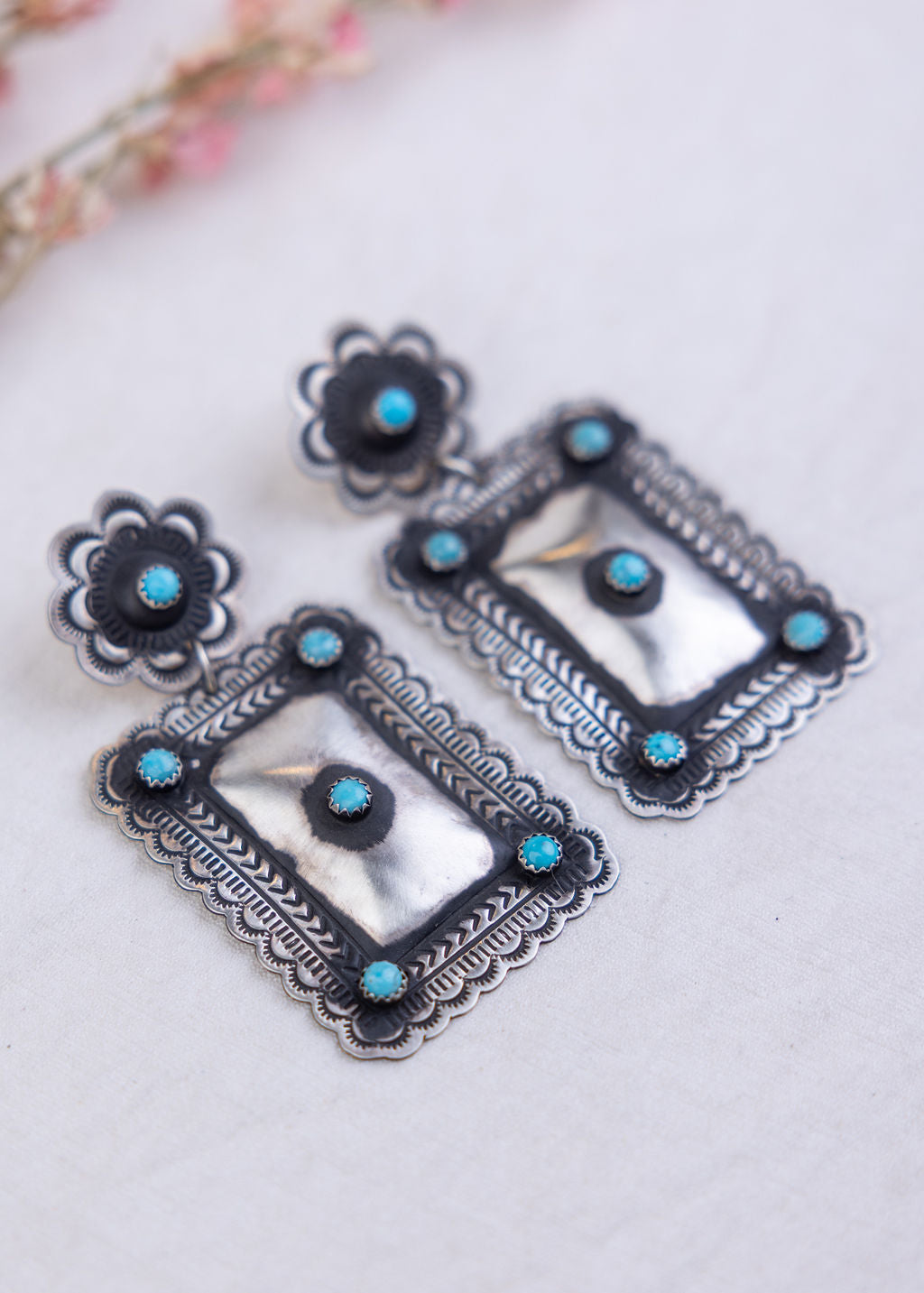 Zinnia Concho Earrings