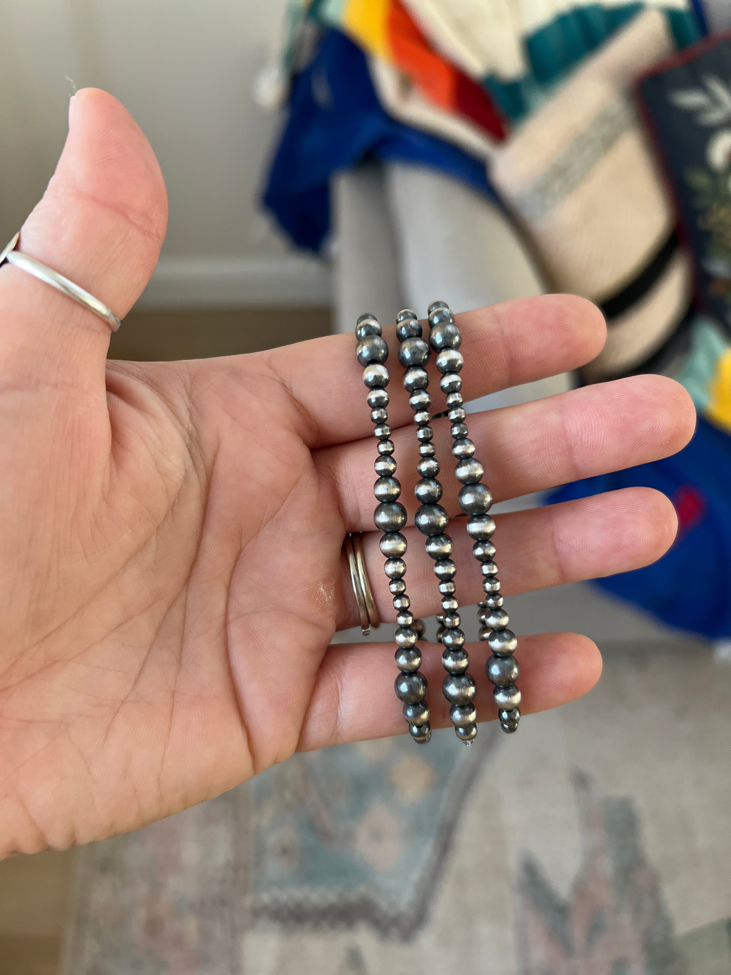 Round Navajo Pearl Bracelet