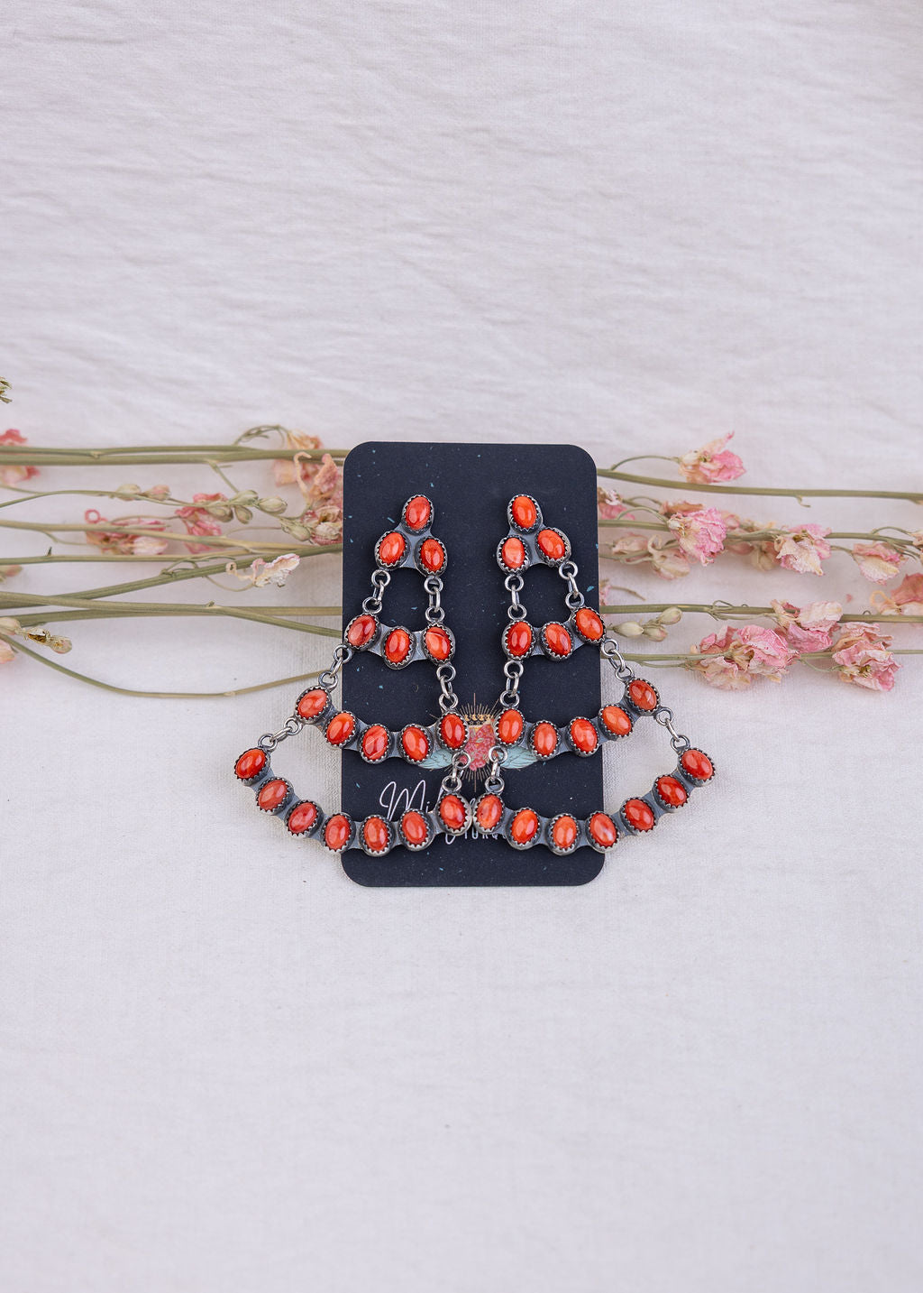 Red Spiny Jennifer Begay Chandeliers