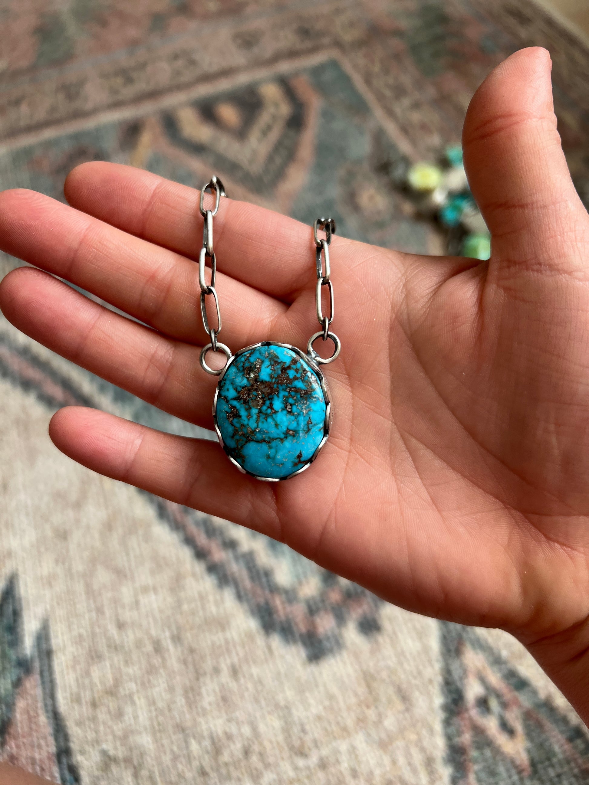 Chunky Stone Necklace - 7