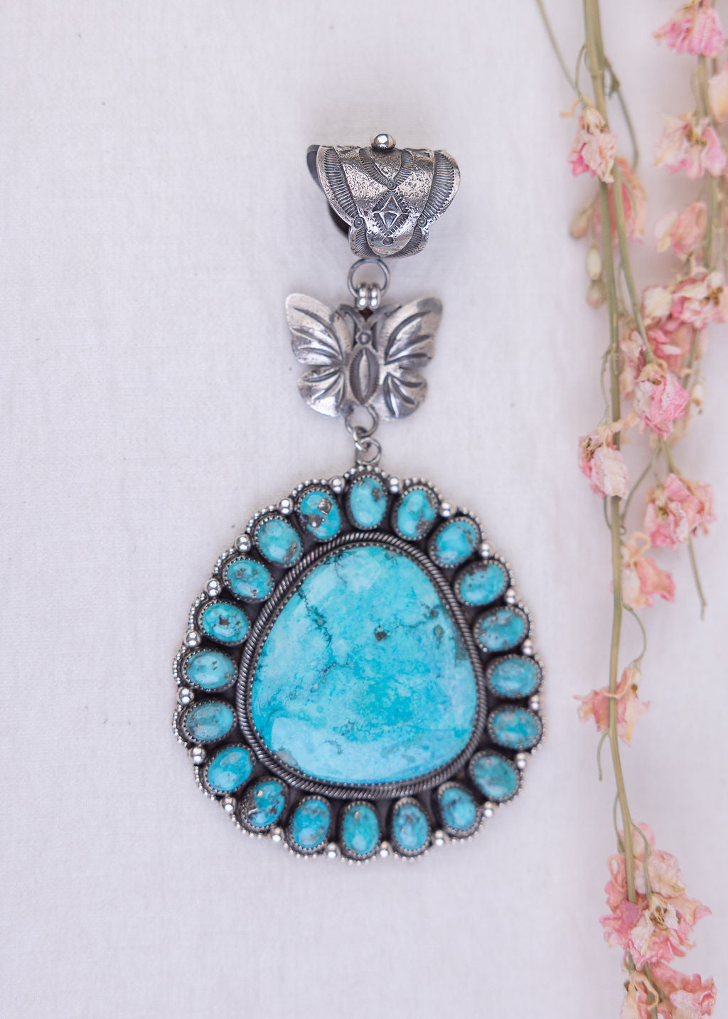 Azure Butterfly Pendant