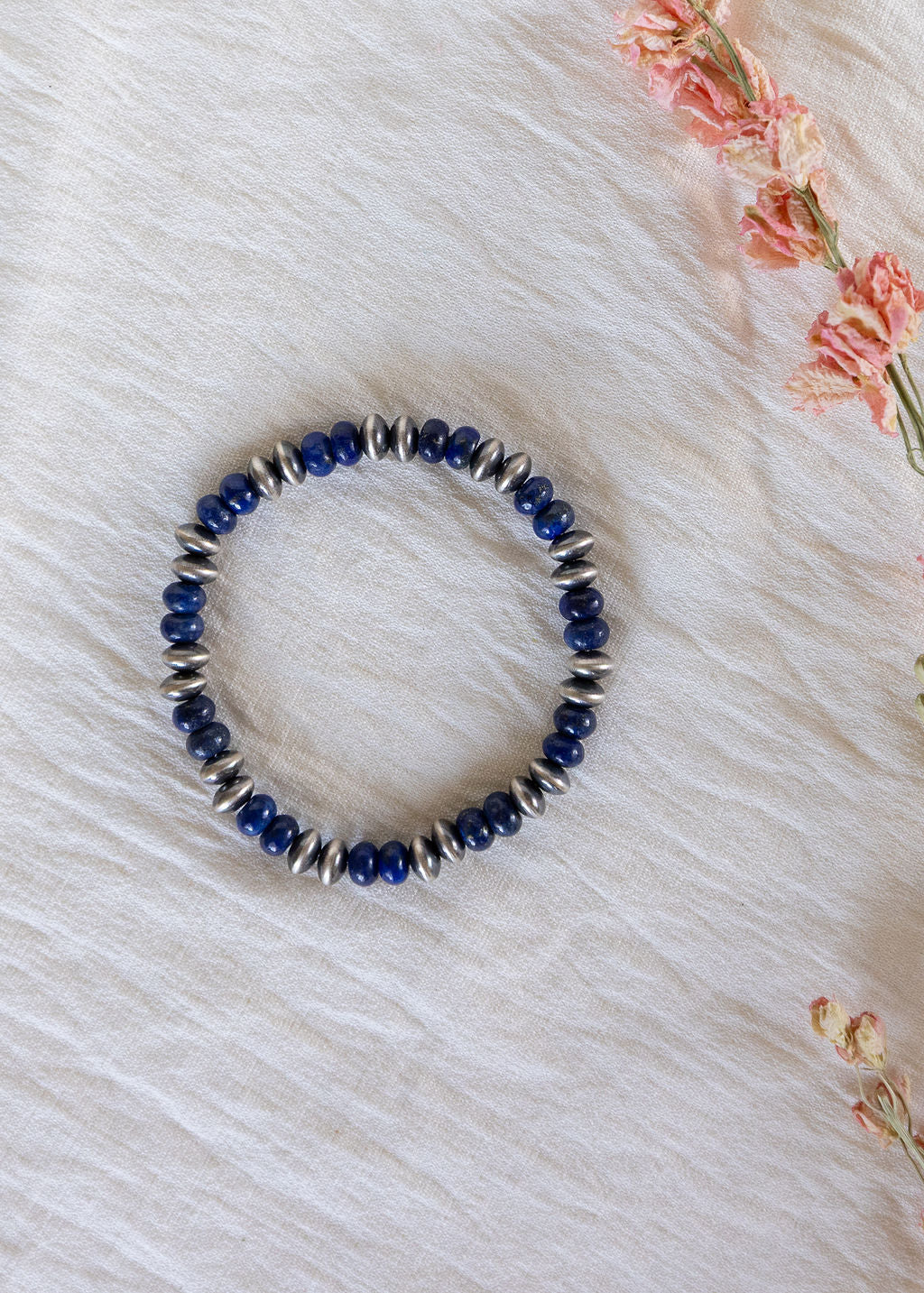 Lapis Pearl Bracelet
