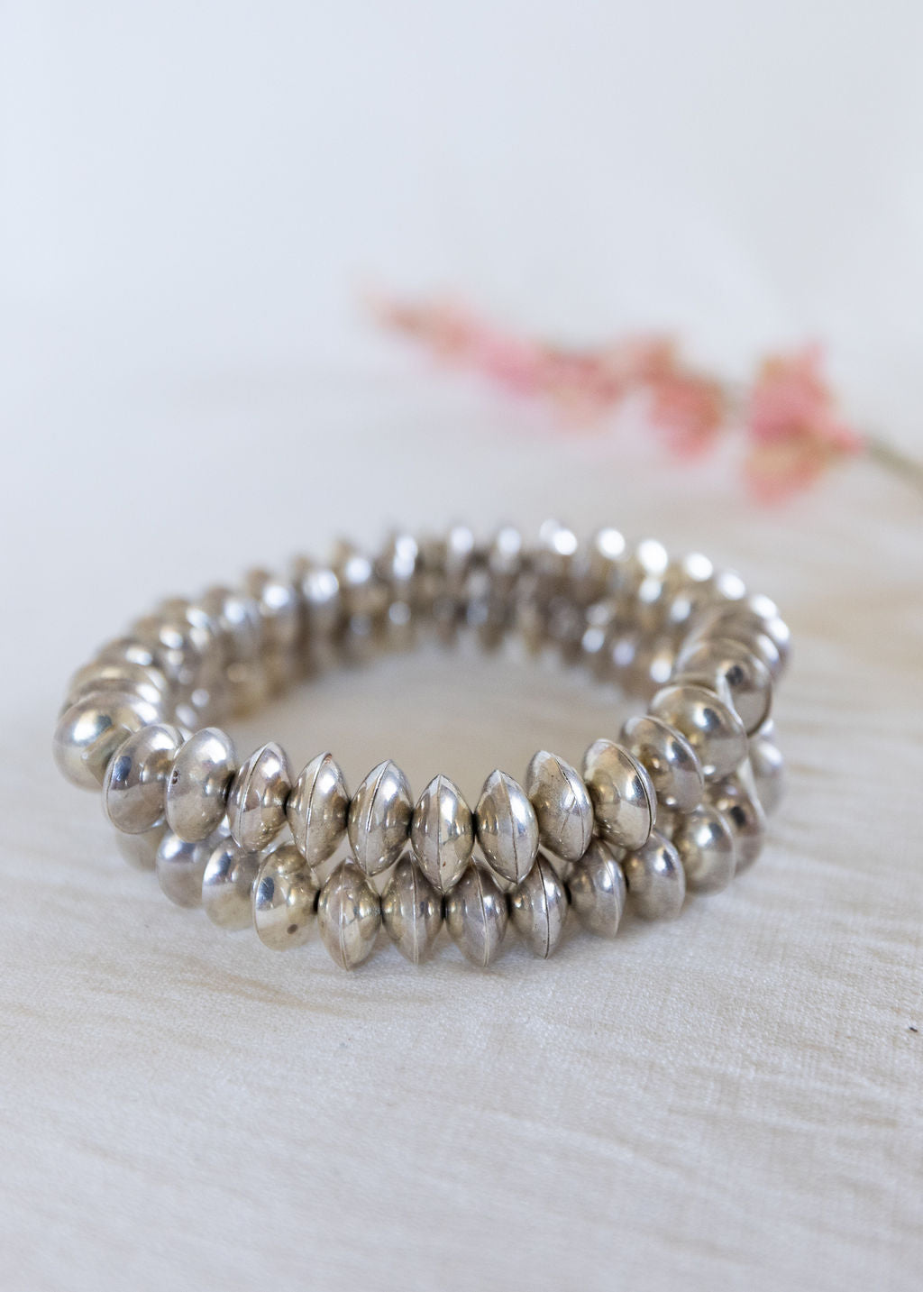 Double Stack Handmade Pearl Bracelet