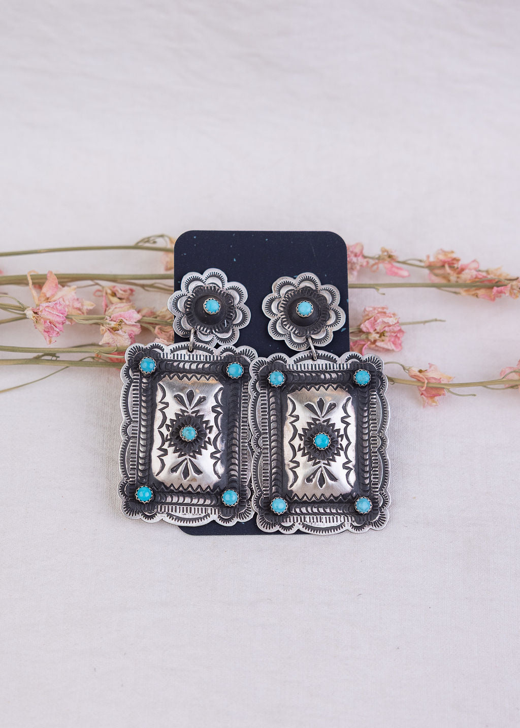 Carbondale Concho Earrings