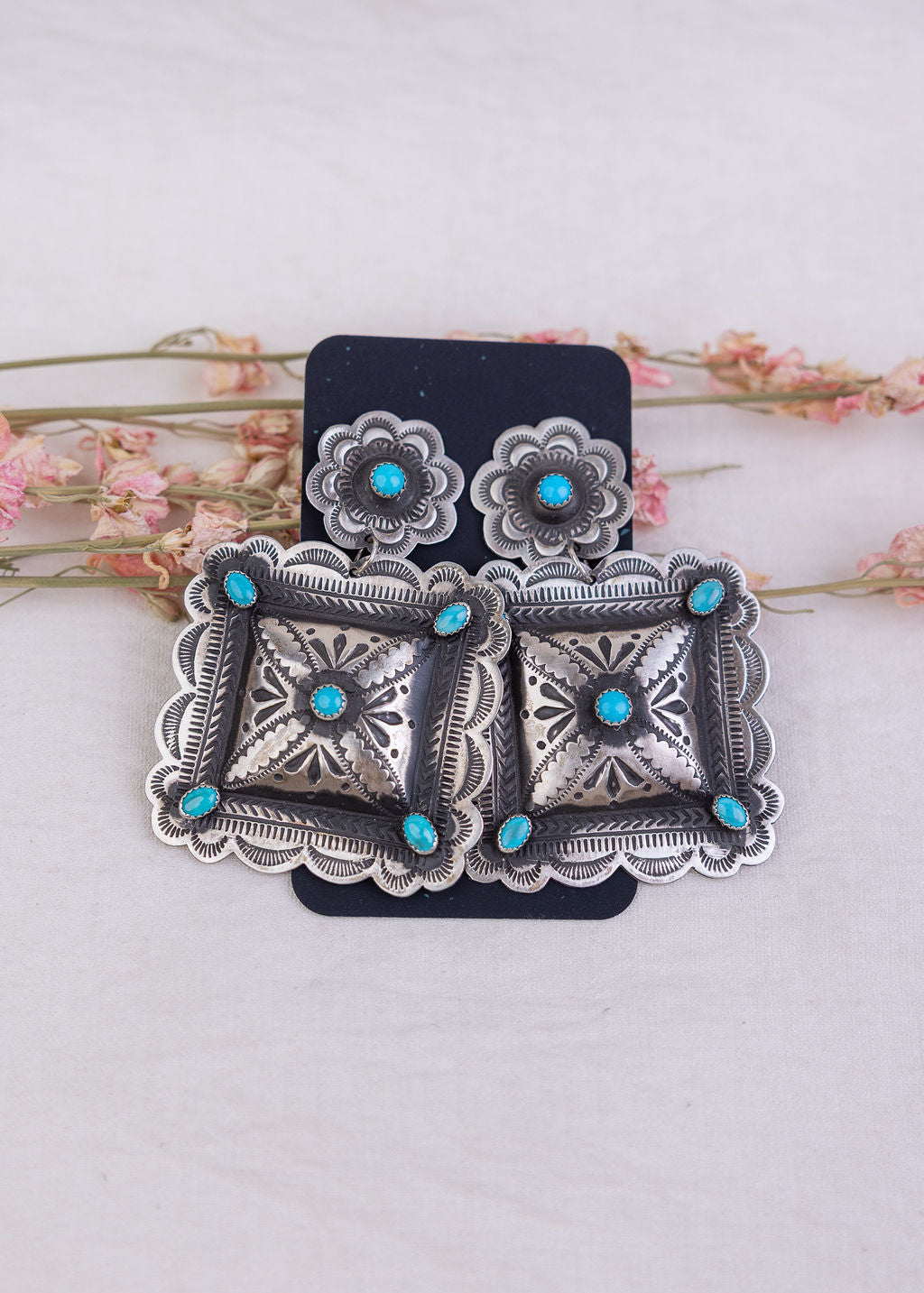 Miles City Concho Earrings