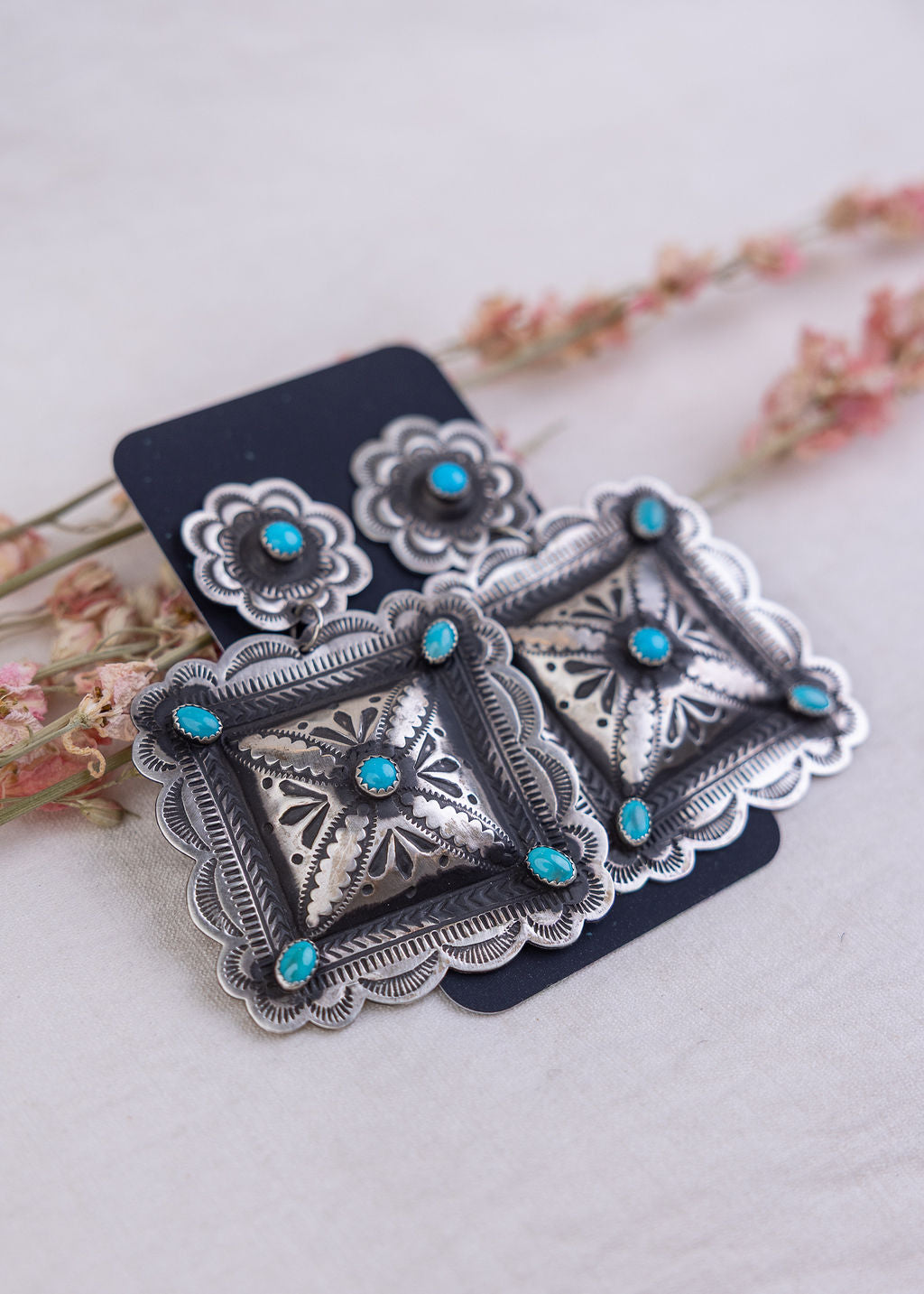 Miles City Concho Earrings