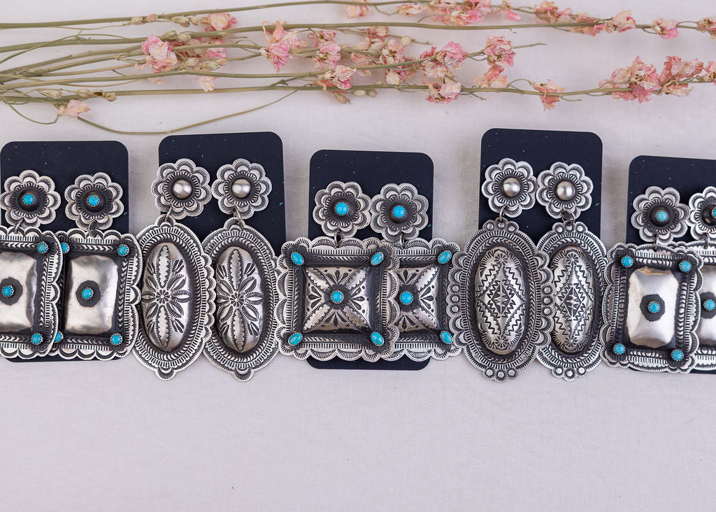 Miles City Concho Earrings