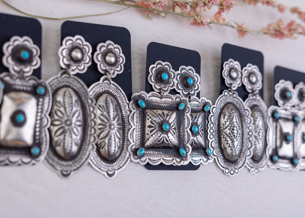 Miles City Concho Earrings