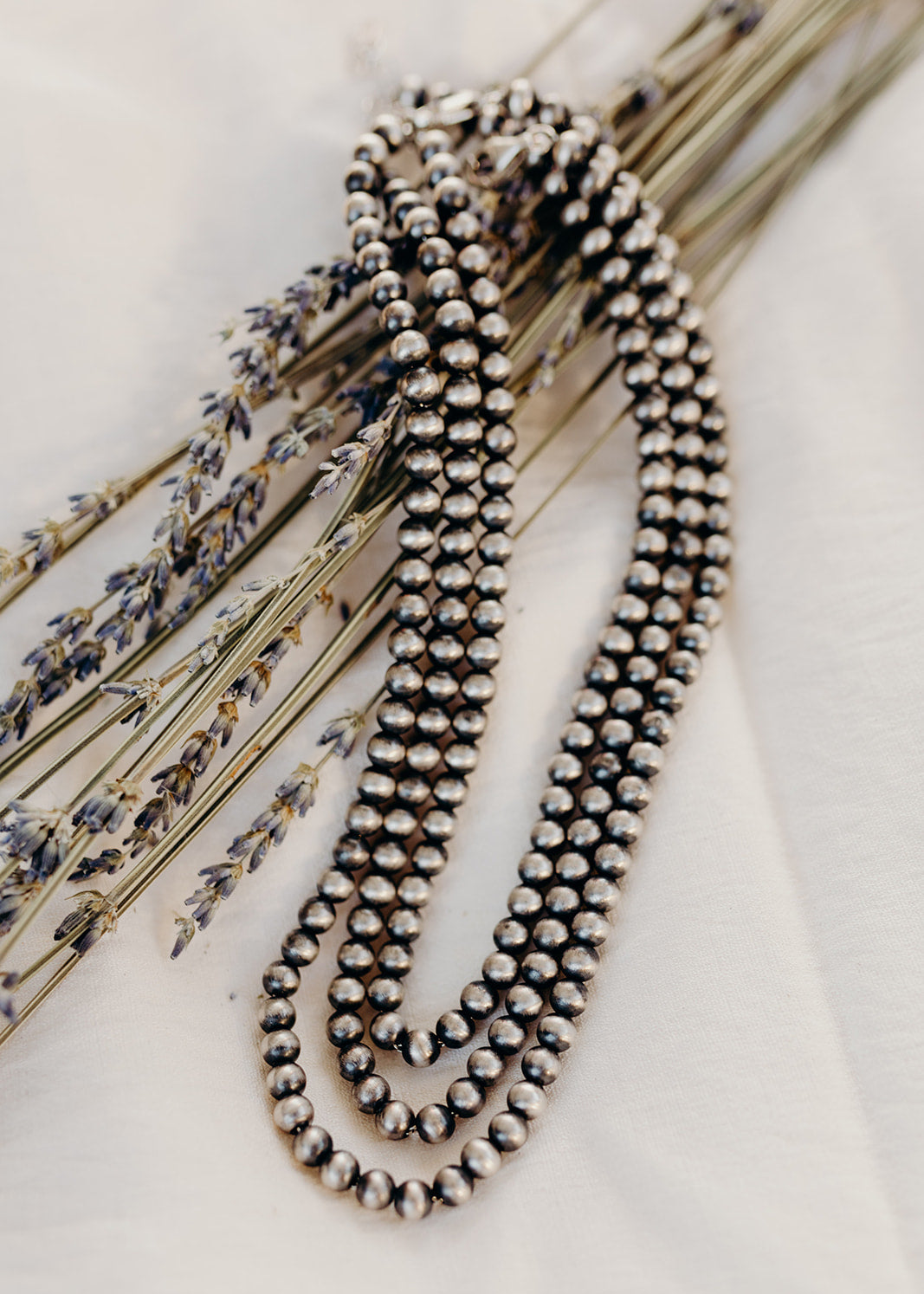 8mm Sterling Pearl Necklaces